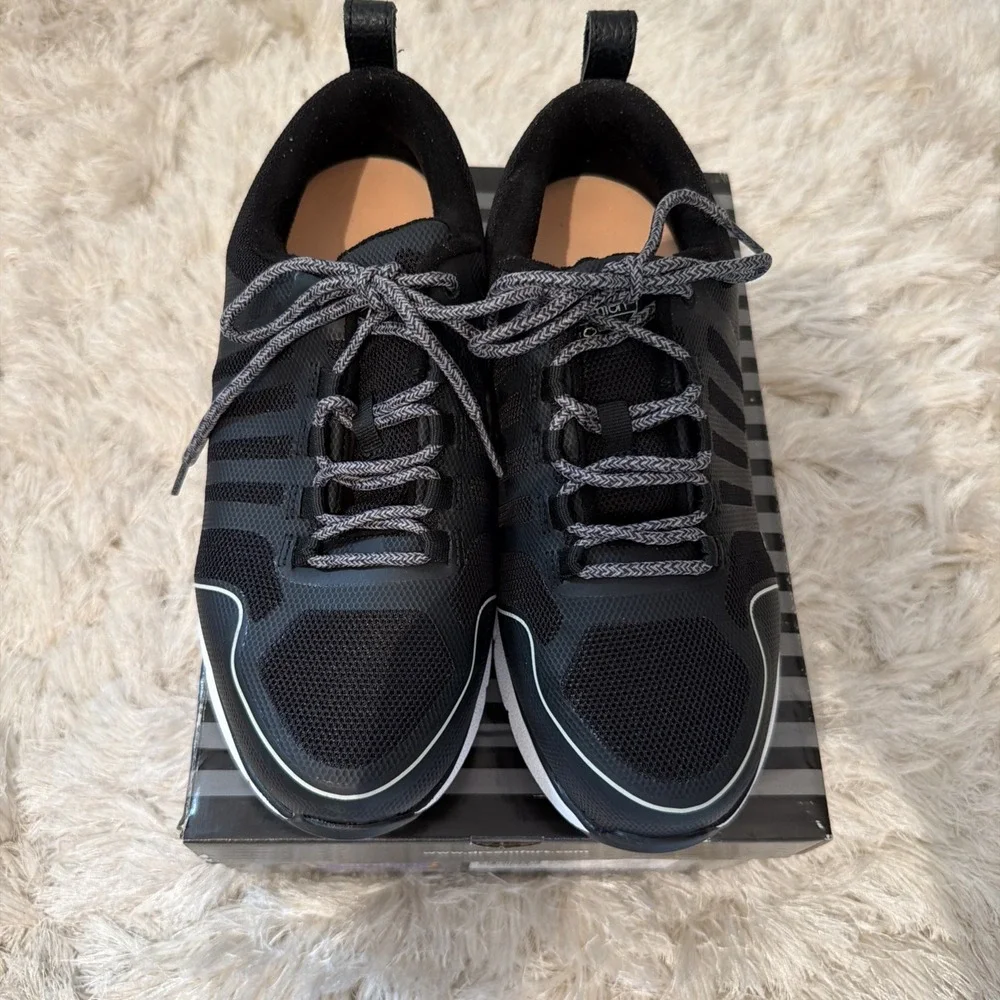 Dr. Comfort Grace Women's Athletic Black Shoes #11310 Size 10.5 XW Comfort Arch